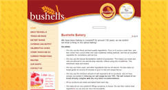 Desktop Screenshot of bushellsbakery.co.uk